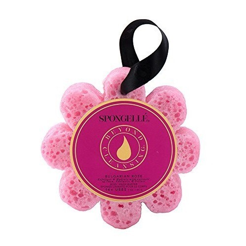 Spongelle Beyond Cleansing Wild Flower Sponge, Bulgarian Rose